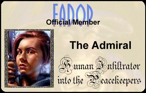 FADOP Member - Human Infiltrator Into the Peacekeepers